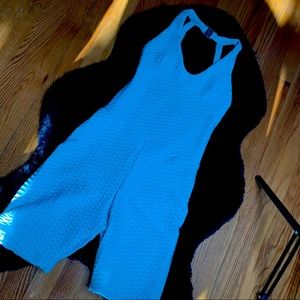 Blue Workout Jumpsuit